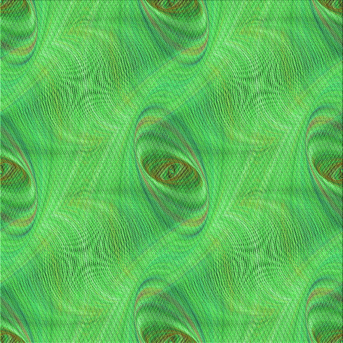 Round Patterned Neon Green Rug, pat1091grn