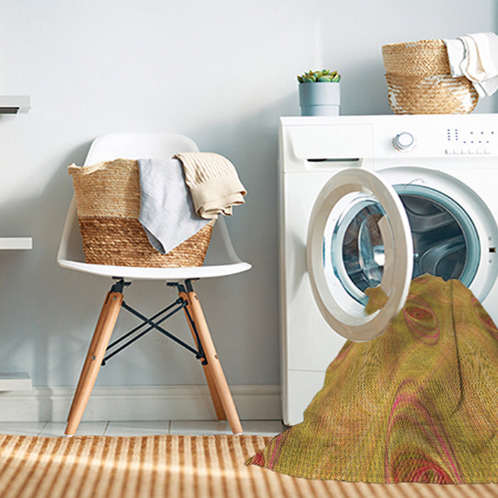 Machine Washable Transitional Sedona Brown Rug in a Washing Machine, wshpat1091org