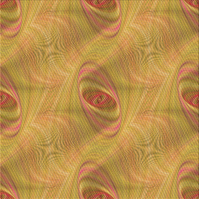 Round Patterned Sedona Brown Rug, pat1091org