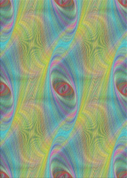 Patterned Light Green Modern Rug, pat1091