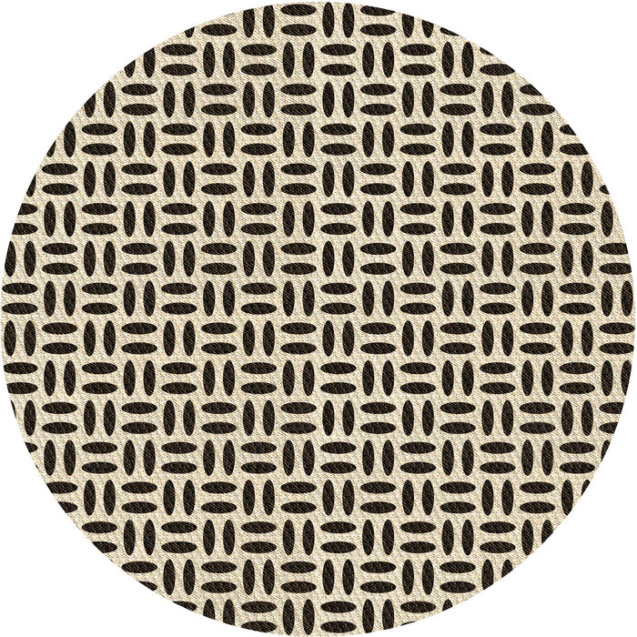 Square Machine Washable Transitional Golden Blonde Gold Rug in a Living Room, wshpat1092brn