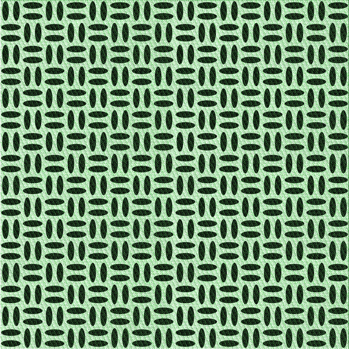 Round Patterned Dark Forest Green Rug, pat1092grn