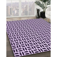 Patterned Blossom Pink Rug, pat1092pur