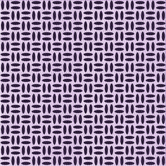 Round Patterned Blossom Pink Rug, pat1092pur