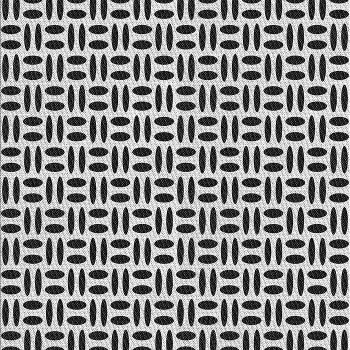 Patterned Platinum Gray Novelty Rug, pat1092
