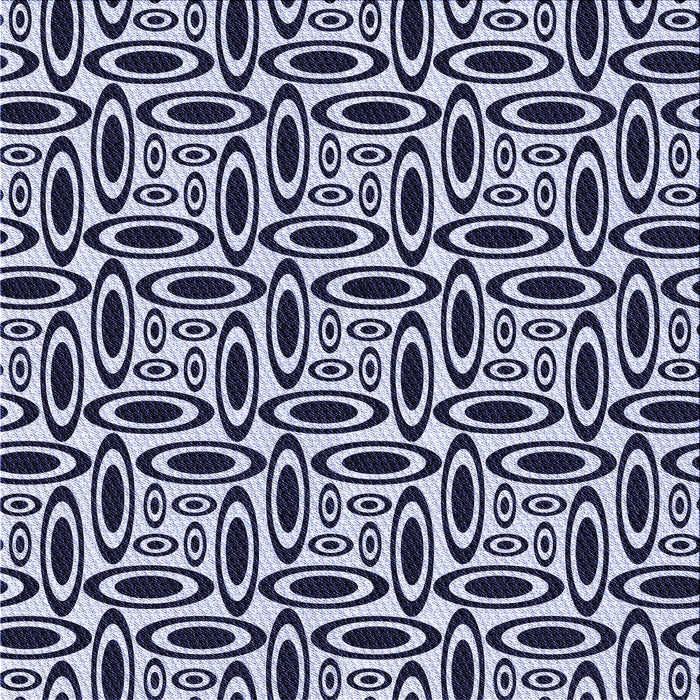 Round Machine Washable Transitional Midnight Blue Rug, wshpat1093blu