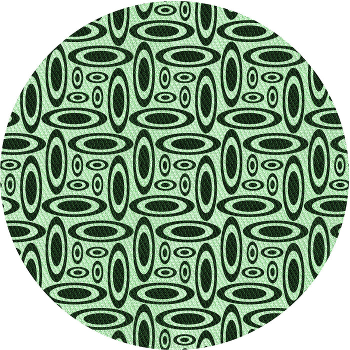 Square Machine Washable Transitional Light Green Rug in a Living Room, wshpat1093grn