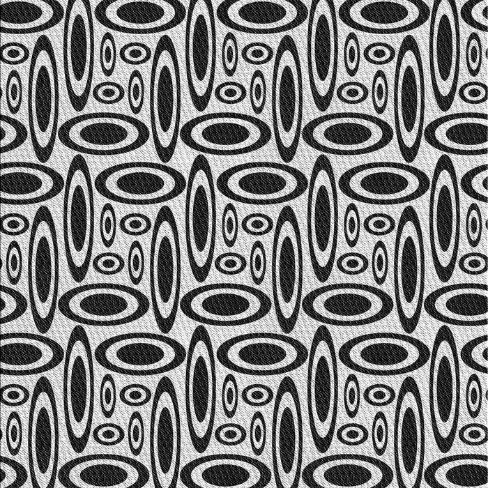 Patterned Charcoal Black Rug, pat1093gry