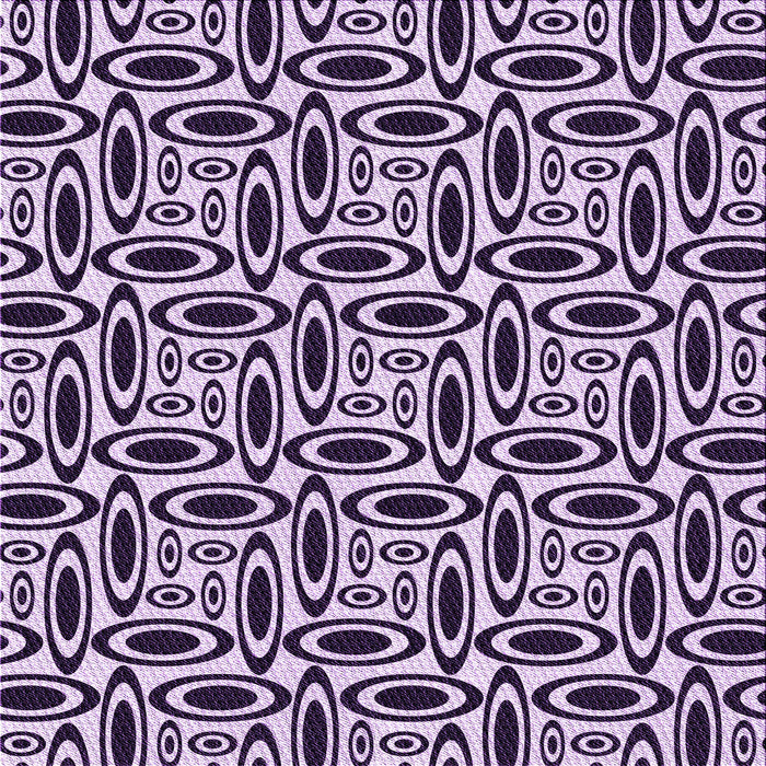 Round Machine Washable Transitional Blossom Pink Rug, wshpat1093pur