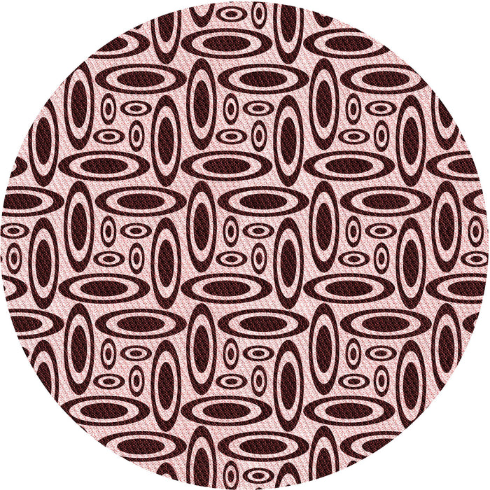 Square Machine Washable Transitional Deep Rose Pink Rug in a Living Room, wshpat1093rd