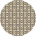 Square Machine Washable Transitional Coffee Brown Rug in a Living Room, wshpat1094brn