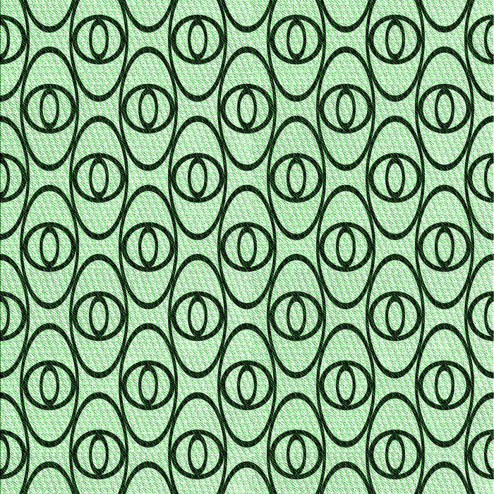 Patterned Mint Green Rug, pat1094grn