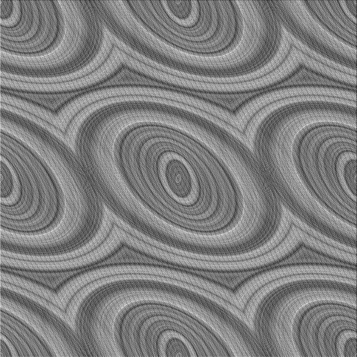 Round Patterned Ash Gray Rug, pat1095gry