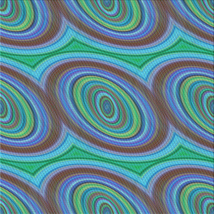 Round Patterned Light Sea Green Rug, pat1095lblu