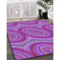 Patterned Purple Rug, pat1095pur