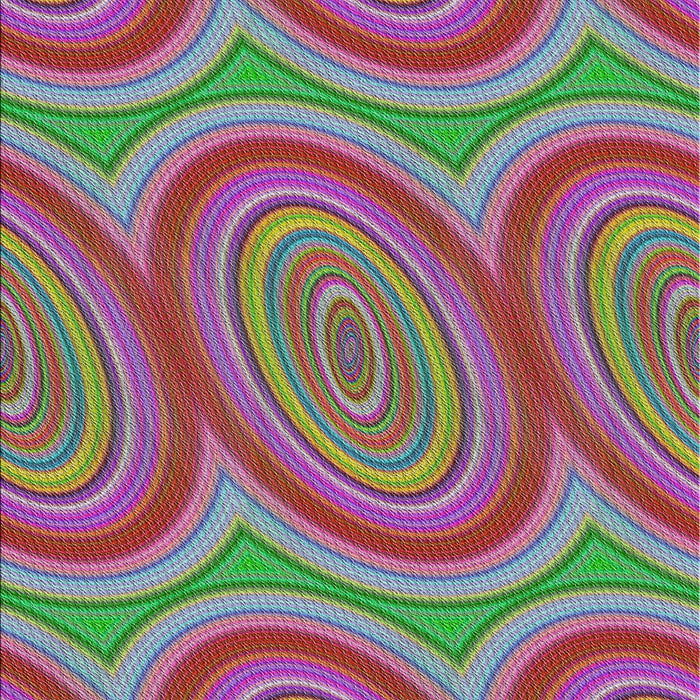 Patterned Green Modern Rug, pat1095