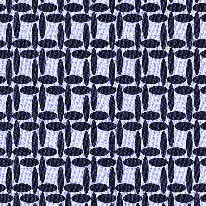 Patterned Night Blue Rug, pat1096blu