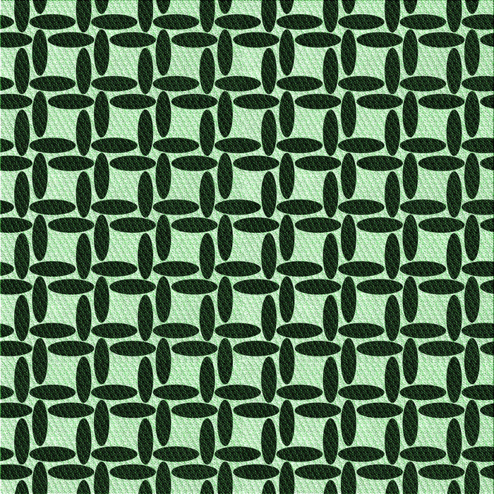 Round Machine Washable Transitional Pastel Green Rug, wshpat1096grn