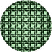 Square Machine Washable Transitional Pastel Green Rug in a Living Room, wshpat1096grn