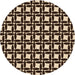 Square Machine Washable Transitional Black Brown Rug in a Living Room, wshpat1096org