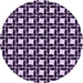 Square Machine Washable Transitional Bright Lilac Purple Rug in a Living Room, wshpat1096pur