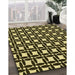 Machine Washable Transitional Metallic Gold Rug in a Family Room, wshpat1096yw