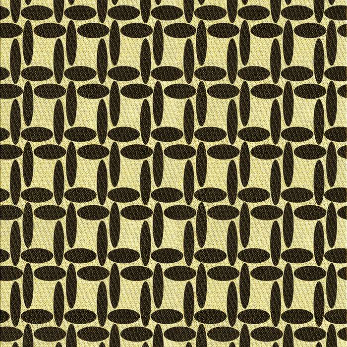 Patterned Metallic Gold Rug, pat1096yw