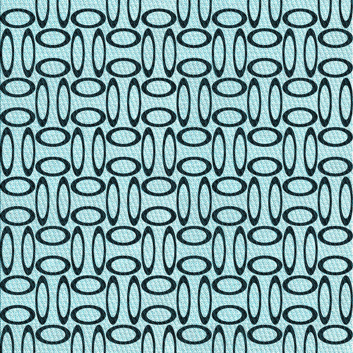 Patterned Electric Blue Rug, pat1097lblu