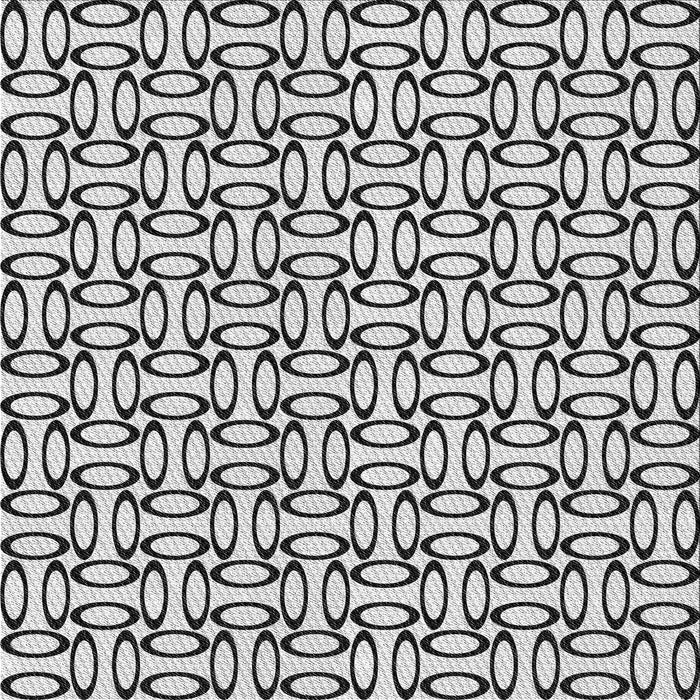 Square Patterned Platinum Gray Novelty Rug, pat1097