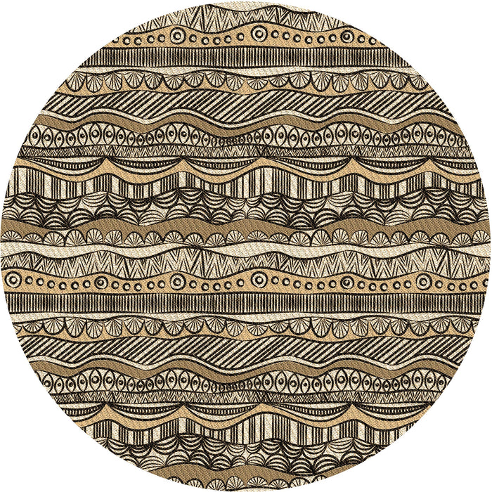 Square Machine Washable Transitional Chocolate Brown Rug in a Living Room, wshpat1098brn