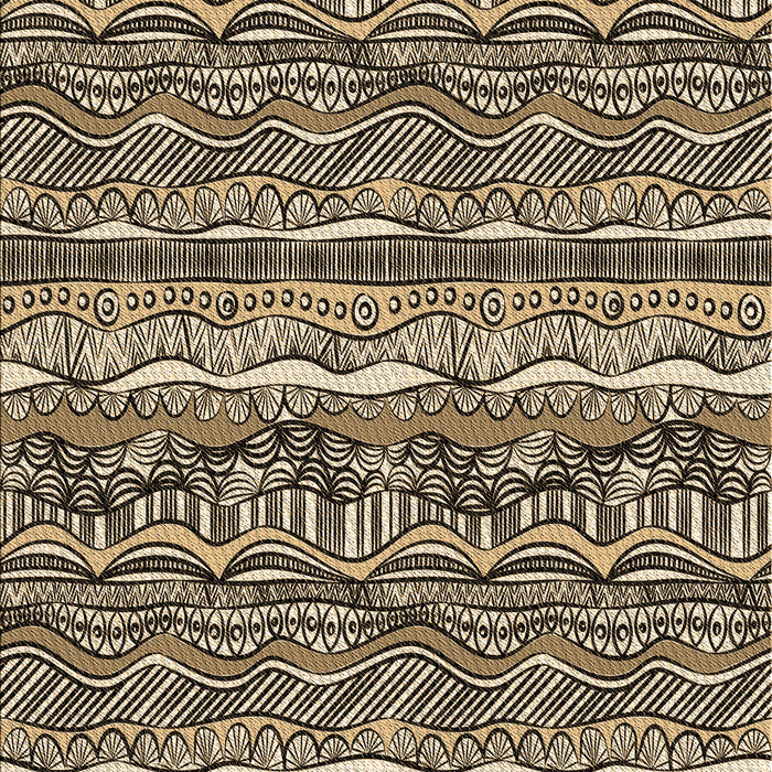 Machine Washable Transitional Chocolate Brown Rug, wshpat1098brn