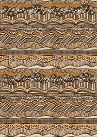 Machine Washable Transitional Bakers Brown Rug, wshpat1098org