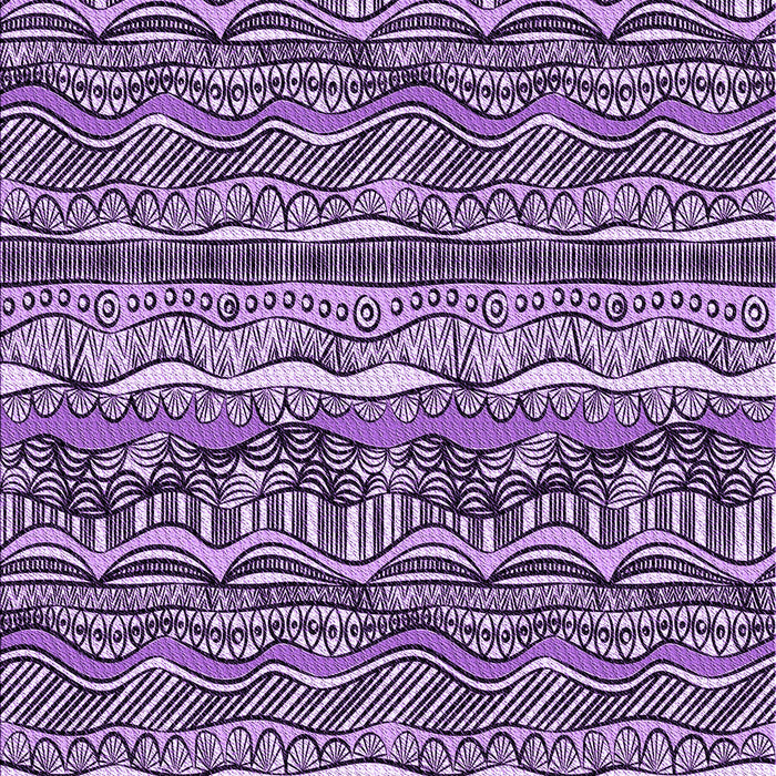 Patterned Purple Rug, pat1098pur