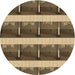 Square Patterned Metallic Gold Rug, pat1099brn