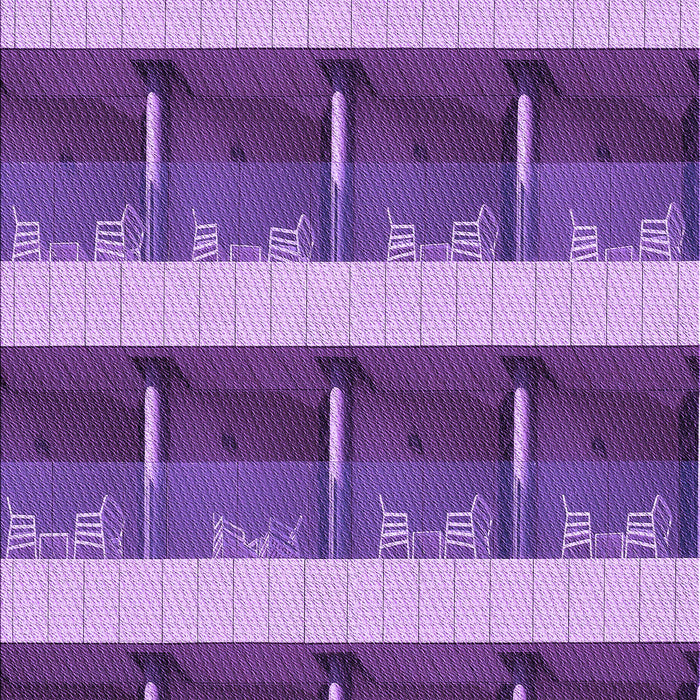 Patterned Purple Rug, pat1099pur