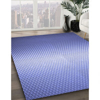 Patterned Sky Blue Rug, pat11blu