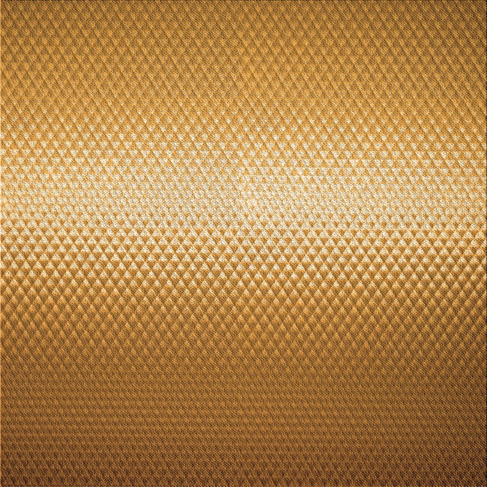 Round Patterned Orange Rug, pat11org