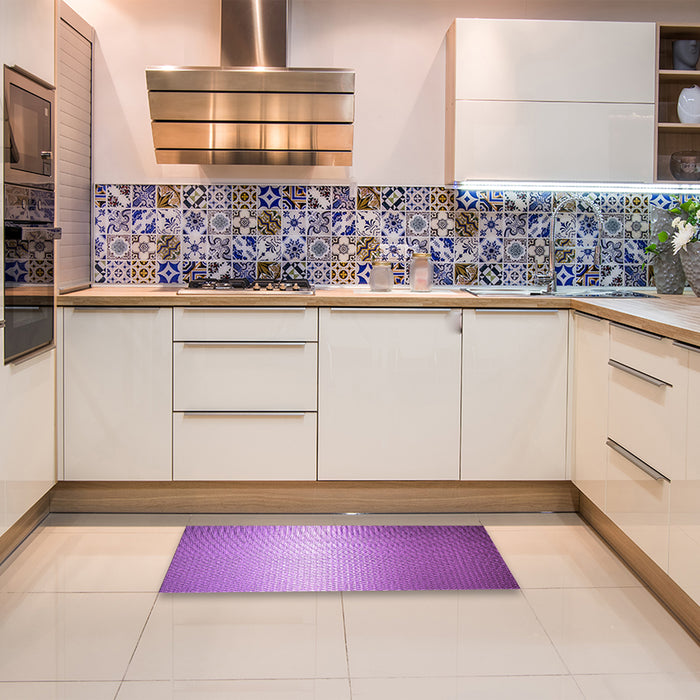 Patterned Violet Purple Rug in a Kitchen, pat11pur