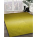 Machine Washable Transitional Dark Yellow Green Rug in a Family Room, wshpat11yw