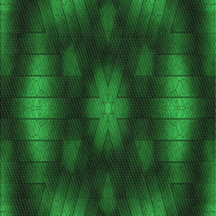 Machine Washable Transitional Deep Emerald Green Rug, wshpat110grn