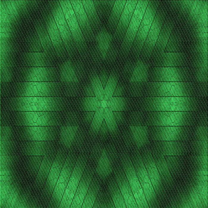 Round Machine Washable Transitional Deep Emerald Green Rug, wshpat110grn