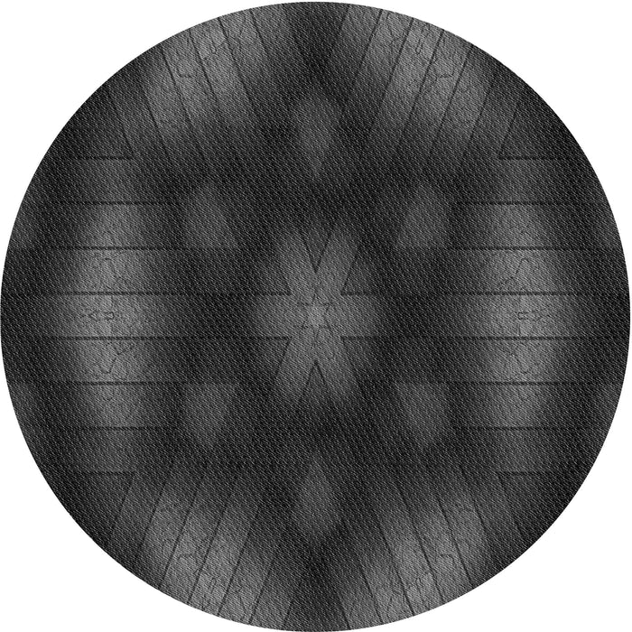 Square Machine Washable Transitional Carbon Gray Rug in a Living Room, wshpat110gry