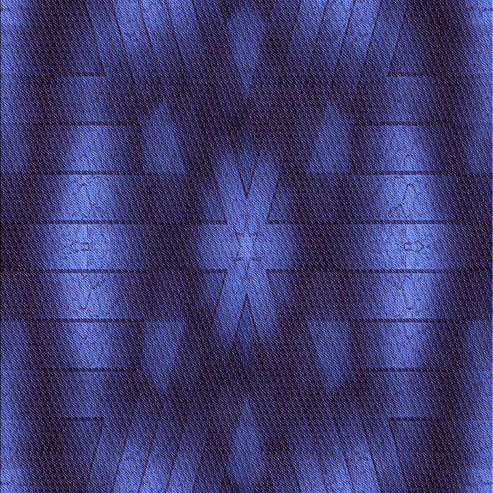 Patterned Midnight Blue Rug, pat110pur