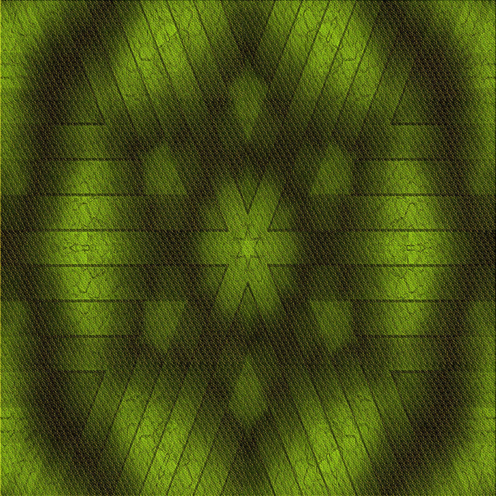 Round Patterned Dark Forest Green Rug, pat110yw