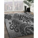 Machine Washable Transitional Gunmetal Gray Rug in a Family Room, wshpat1100gry