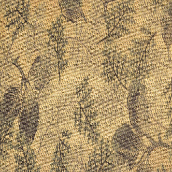 Patterned Orange Rug, pat1101brn