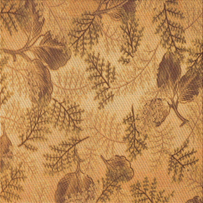 Round Machine Washable Transitional Sedona Brown Rug, wshpat1101org