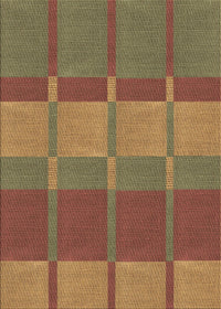 Machine Washable Transitional Saddle Brown Rug, wshpat1102brn