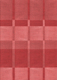 Machine Washable Transitional Red Rug, wshpat1102rd