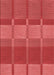 Machine Washable Transitional Red Rug, wshpat1102rd